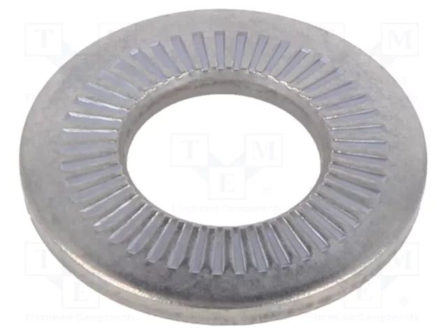Washer; internally serrated; M10; D=22mm; h=2.75mm; BN 85460 BOSSARD B10/BN85460