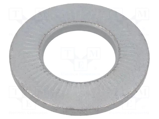 Washer; internally serrated; M20; D=40mm; h=4.9mm; spring steel BOSSARD B20/BN84530