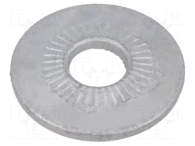 Washer; internally serrated; M5; D=16mm; h=2.1mm; spring steel BOSSARD B5/BN21204