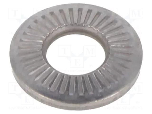 Washer; internally serrated; M5; D=12mm; h=1.8mm; BN 85460 BOSSARD B5/BN85460