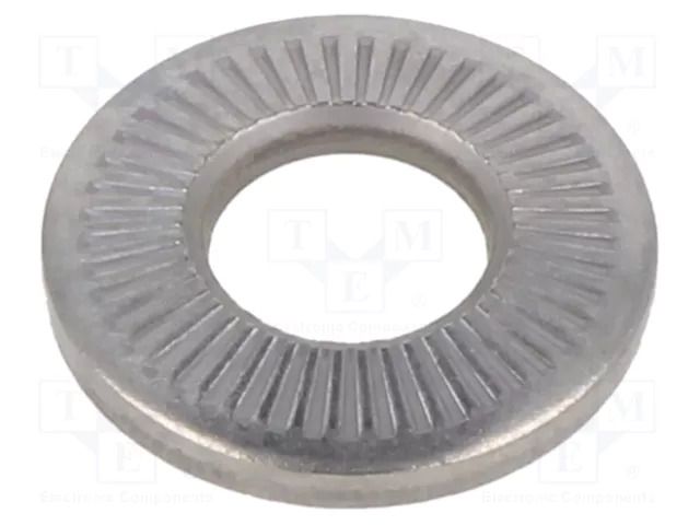 Washer; internally serrated; M6; D=14mm; h=2.1mm; BN 85460 BOSSARD B6/BN85460