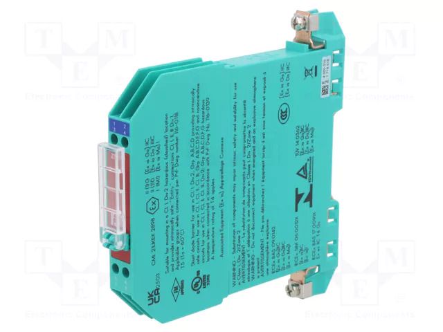 Converter: Zener barrier; for DIN rail mounting; -20÷60°C PEPPERL+FUCHS Z-728