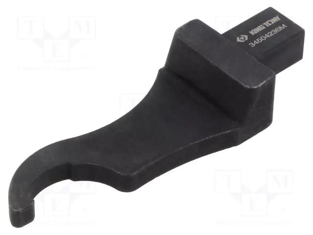Wrench tip; torque,hook; 28÷36mm; Mounting: 14x18 KING TONY KT-34504236M