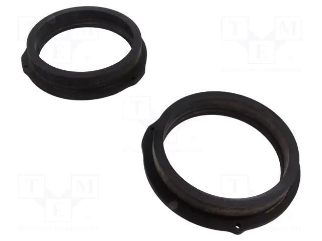 Spacer ring; MDF; 165mm; Kia; impregnated; 2pcs. BASSER D.MDF.KIA04