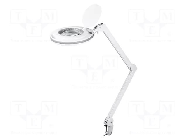 Desk magnifier; with backlight; 3dpt; Ø127mm; Illumination: LED Goobay GOOBAY-60362