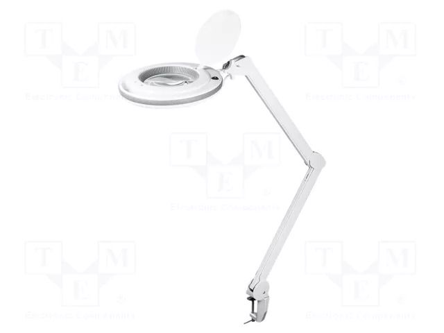 Desk magnifier; with backlight; 3dpt; Ø127mm; Illumination: LED GOOBAY GOOBAY-60362