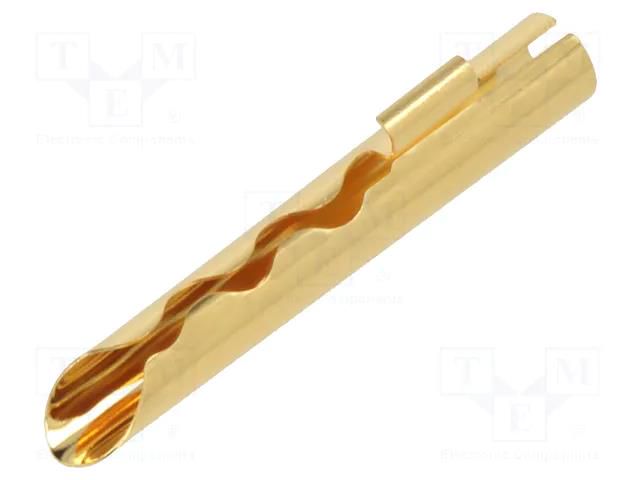 Connector: 4mm banana; plug; non-insulated STÄUBLI LS4