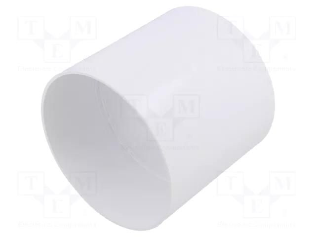 Accessories: round duct connector; white; ABS; Ø104mm; 20pcs. DOSPEL S.A. 007-0333