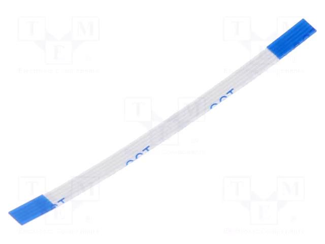 FFC tape; Cores: 4; Tape ph: 0.5mm; L: 50mm; 500mA; 60V GCT 05-04-A-0050-A