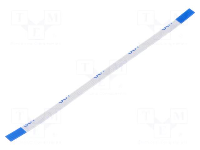 FFC tape; Cores: 4; Tape ph: 0.5mm; L: 76mm; 500mA; 60V GCT 05-04-A-0076-A