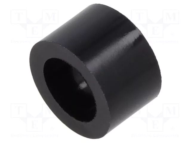 Spacer sleeve; cylindrical; polyamide; L: 10mm; Øout: 16mm; black DREMEC DR3816/10.5X10