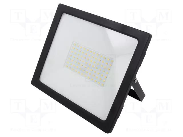 Lamp: LED flood light; 230VAC; 70W; 4000K; CRImin: 80; 5600lm GTV Poland GT-GCX70W-40