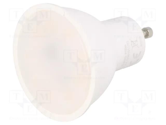 LED lamp; warm white; GU10; 230VAC; 410lm; 4.9W; 120°; 3000K GTV Poland GT-PC5010-30