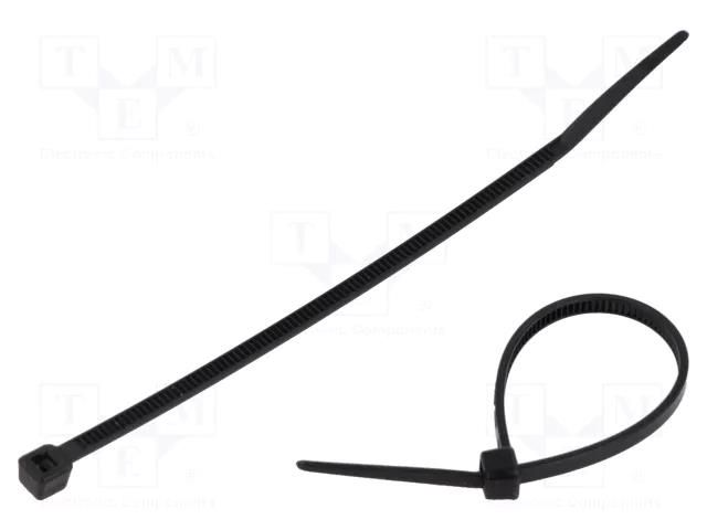 Markers; black; markers,markers for cables and wires; 10pcs. PARTEX PA-PK-20Q25AN4-KIT