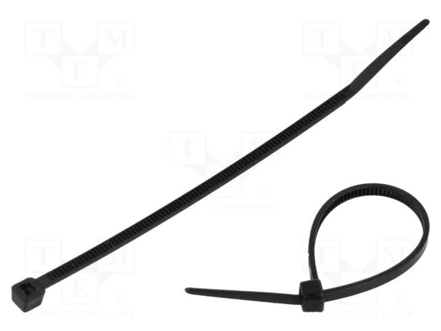 Markers; black; markers,markers for cables and wires; 10pcs. PARTEX PA-PK-20Q40AN4-KIT