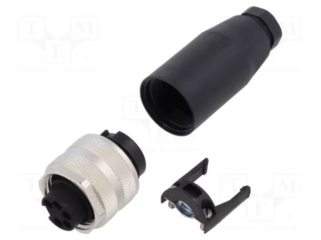 Connector: 7/8"; plug; female; PIN: 5; straight; 250V; IP67; 9A; 6÷8mm MURRELEKTRONIK 7000-78201-0000000