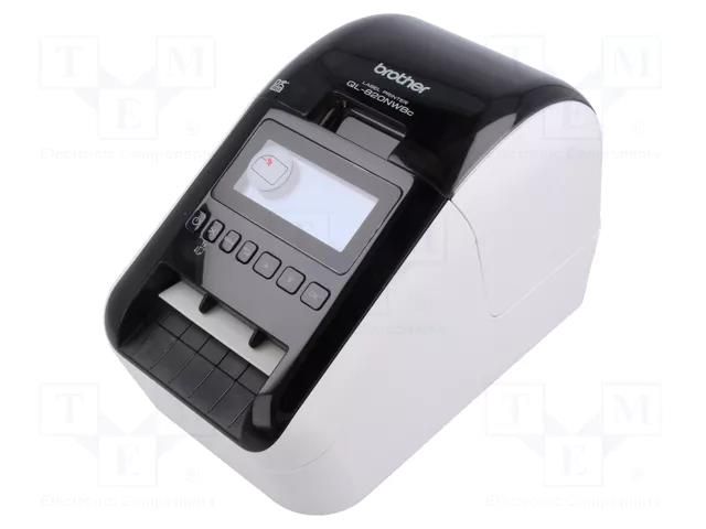 Label printer; Interface: Bluetooth,Ethernet,USB 2.0,WiFi BROTHER BR-QL820NWB