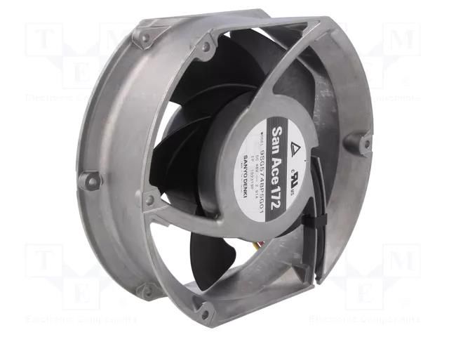 Fan: DC; axial; 48VDC; 172x150x51mm; 927.6m3/h; 78dBA; ball; 8600rpm SANYO DENKI 9SG5748P5G01