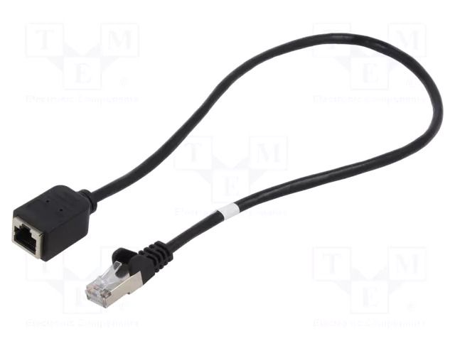Extender Ethernet; RJ45 socket,RJ45 plug; F/UTP; 5e; stranded; Cu GOOBAY GOOBAY-73386