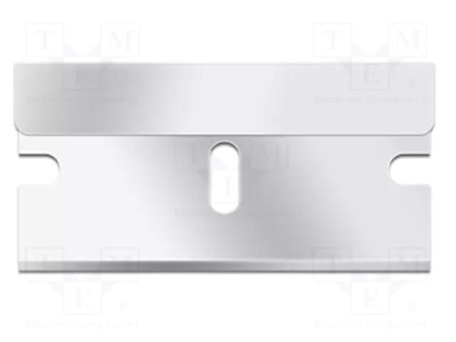 Blade; L: 39mm; W: 20mm; Thk: 0.3mm; 100pcs. IDEAL-TEK IDL-IND001A