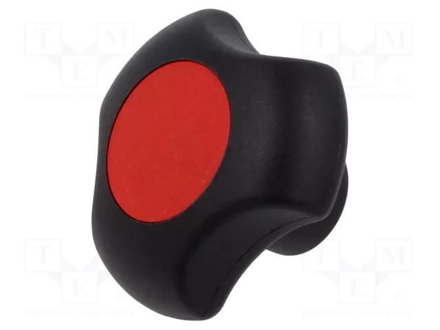 Knob; Ø: 40mm; Int.thread: M8; 13.5mm; H: 25mm; technopolymer PA ELESA+GANTER EG-167836-C6