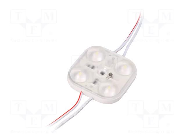 LED; white; 7000K; 1.92W; 220lm; IP67; 170°; No.of diodes: 4; 2835 POS MW-MLD-HE-4W170