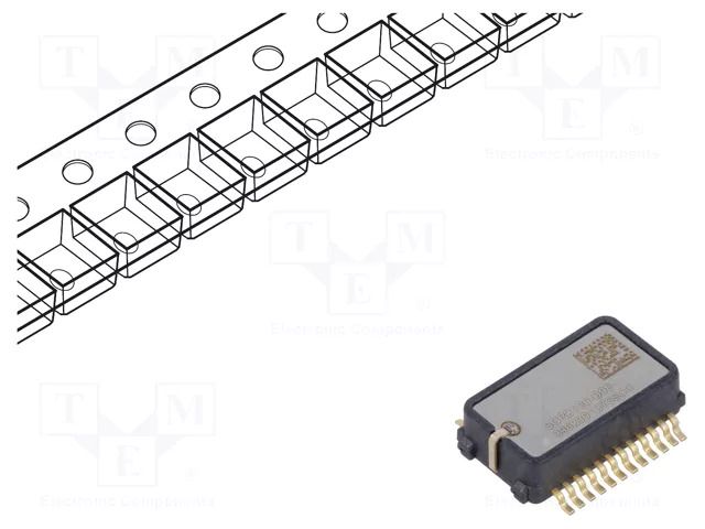 Sensor: position; 3÷3.6VDC; SPI; SMD,SMT; -40÷125°C; Range: ±125°/s Murata Power Solutions SCR2100-D08-05
