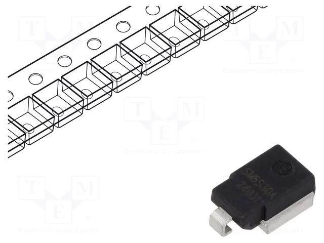 Diode: TVS; 4.6kW; 33.3÷36.8V; 95A; unidirectional; DO218AB; reel SMC DIODE SOLUTIONS SM6S30ATR-SMC