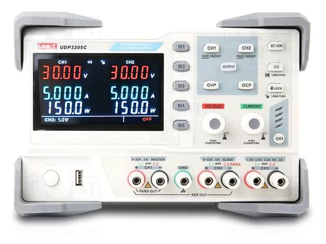 Power supply: programmable laboratory; linear,multi-channel UNI-T UDP3303C