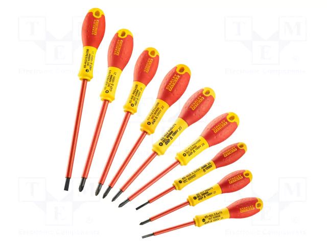 Kit: screwdrivers; 10pcs. STANLEY STL-FMHT62573-0