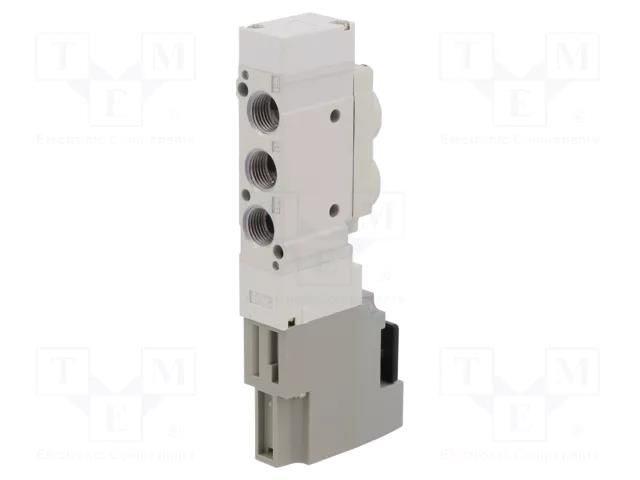 Electromagnetic valve; 1.5÷7bar; 5/2 monostable; aluminium; IP65 SMC SY51205YO01FX10Q