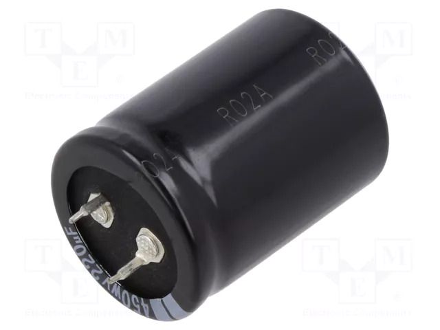Capacitor: electrolytic; SNAP-IN; 220uF; 450VDC; Ø30x40mm; ±20% SAMWHA HL2W227M30040HA