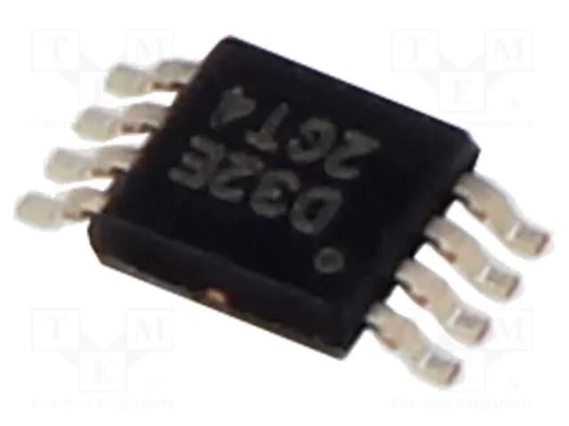 IC: D/A converter; 16bit; 93ksps; Ch: 2; VSSOP8; -40÷105°C; ±1LSB TEXAS INSTRUMENTS DAC8532IDGK