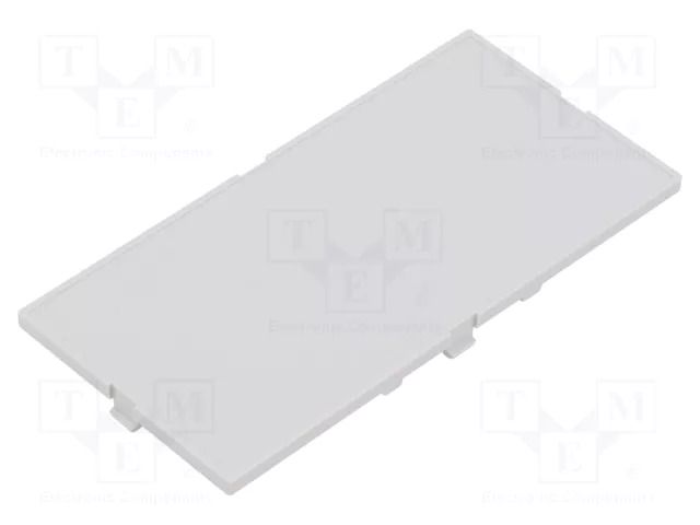 Front panel; light grey; 1597 HAMMOND HM-1597D5MPRH