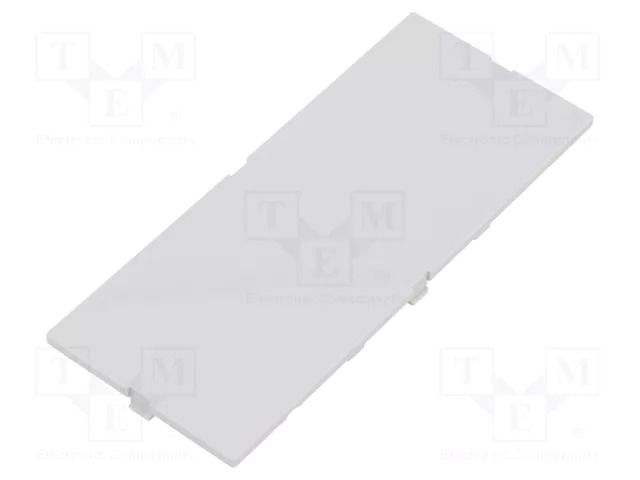 Front panel; light grey; 1597 HAMMOND HM-1597D6MPH