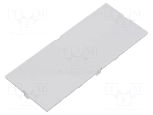 Front panel; light grey; 1597 HAMMOND HM-1597D6MPHR