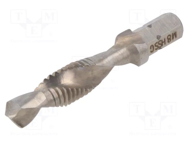 Tap; M8; 1.25; 50mm; Holder: C6,3mm; 1/4"; ISO2/6H VÖLKEL VOLKEL-67242