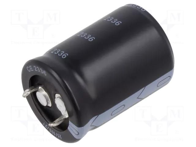 Capacitor: electrolytic; SNAP-IN; 100uF; 400VDC; Ø22x30mm; ±20% AISHI ELH2GM101O30KT