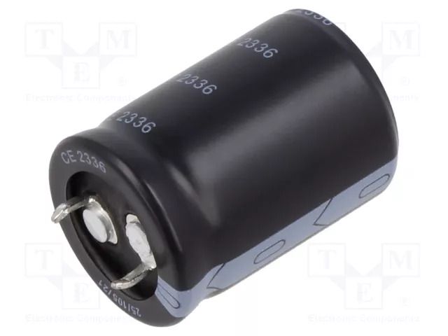 Capacitor: electrolytic; SNAP-IN; 100uF; 400VDC; Ø22x30mm; ±20% AISHI ELH2GM101O30KT