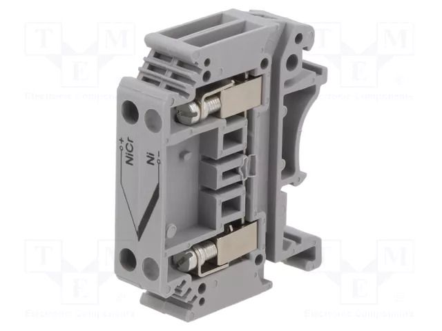 Splice terminal: rail; for DIN rail mounting; screw terminal PHOENIX CONTACT MTKD-NICR/NI