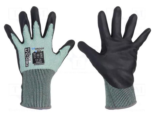 Protective gloves; Size: 10,XL; green; Dexcut WONDER GRIP WG-788-XL/10