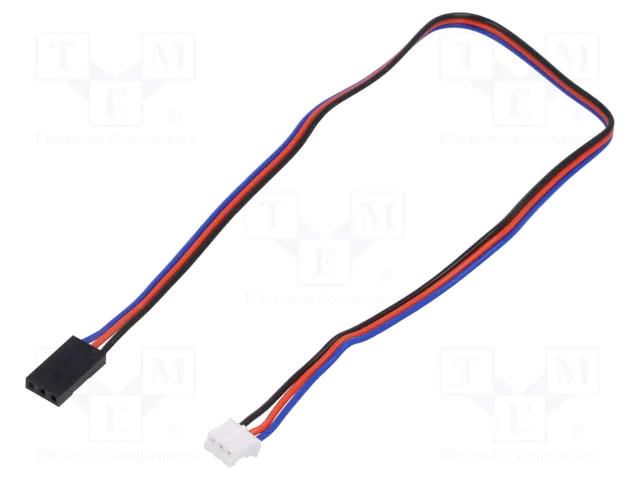 Cable; black,red,blue; Gravity; 300mm; JST,servo; 10pcs; Cores: 3 DFROBOT DF-FIT0031