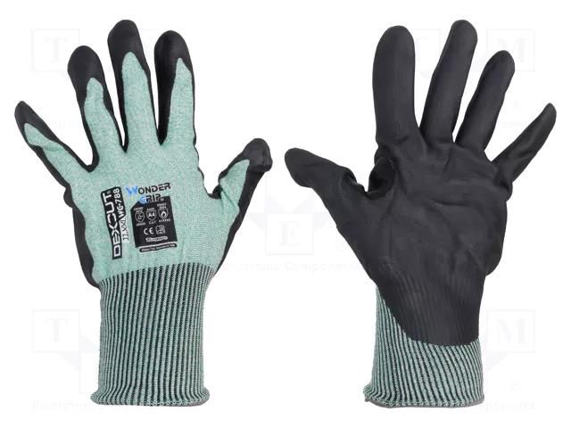 Protective gloves; Size: 11,XXL; green; Dexcut WONDER GRIP WG-788-XXL/11