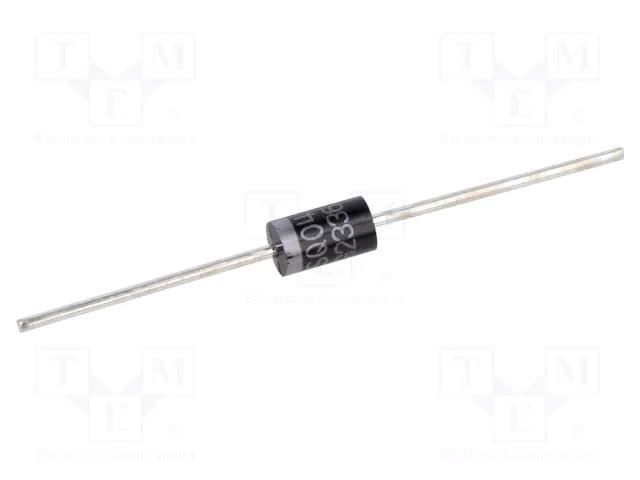 Diode: Schottky rectifying; THT; 45V; 9A; DO201AD; Ufmax: 570mV SMC DIODE SOLUTIONS 90SQ045TA-SMC