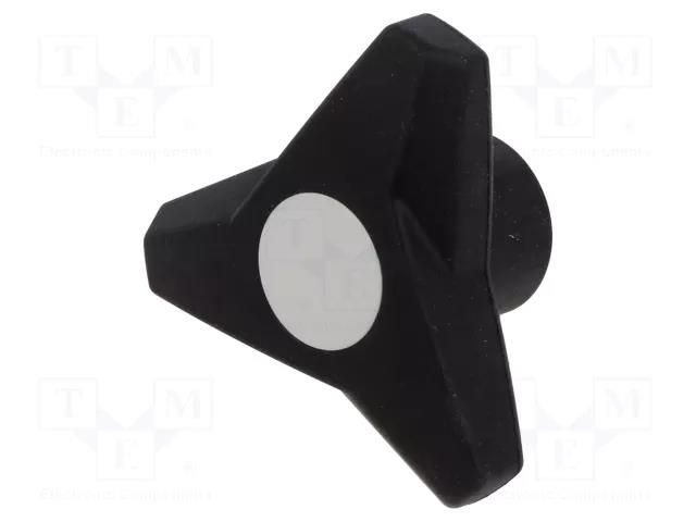 Knob; Ø: 63mm; Int.thread: M8; 13mm; H: 30.5mm; technopolymer PA ELESA+GANTER EG-64805-C3