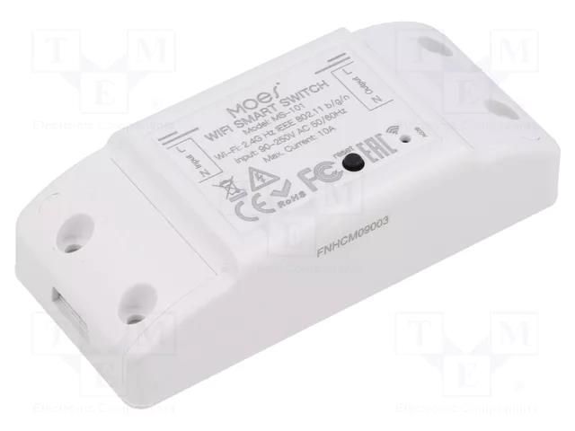 Relay; wall mount; 90÷250VAC; WIFI; Software: SMART Life MOES MS-101-WIFI