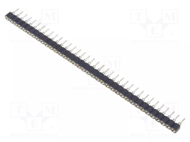 Socket: integrated circuits; SIL36; Pitch: 2.54mm; precision; THT ADAM TECH SMC-1-36-1-GT