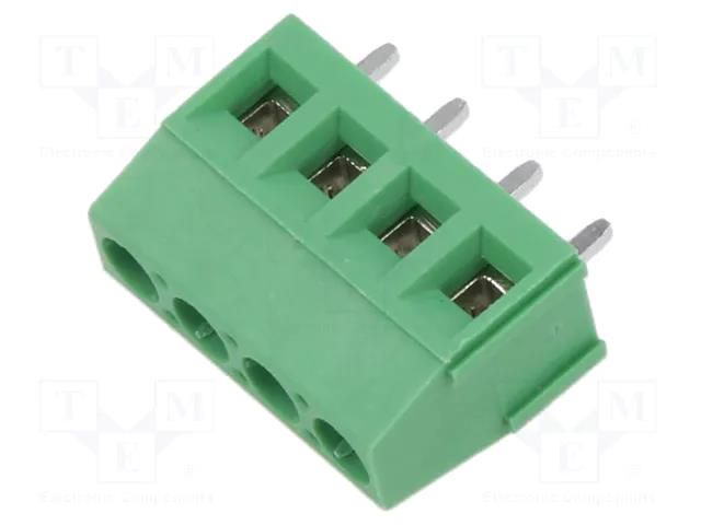 Connector: PCB terminal block; terminal; VI; 16A; 300V; PIN: 4; 1x4 AMPHENOL ANYTEK VI0401550000G