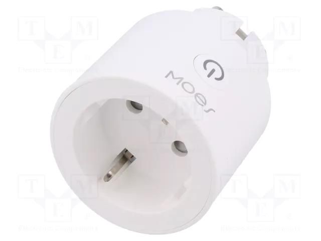 Power socket; 100÷240VAC; WIFI MOES WP-X-EU16M