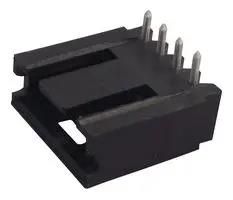 HEADER, RIGHT ANGLE, 1ROW, 4WAY 5-103361-2